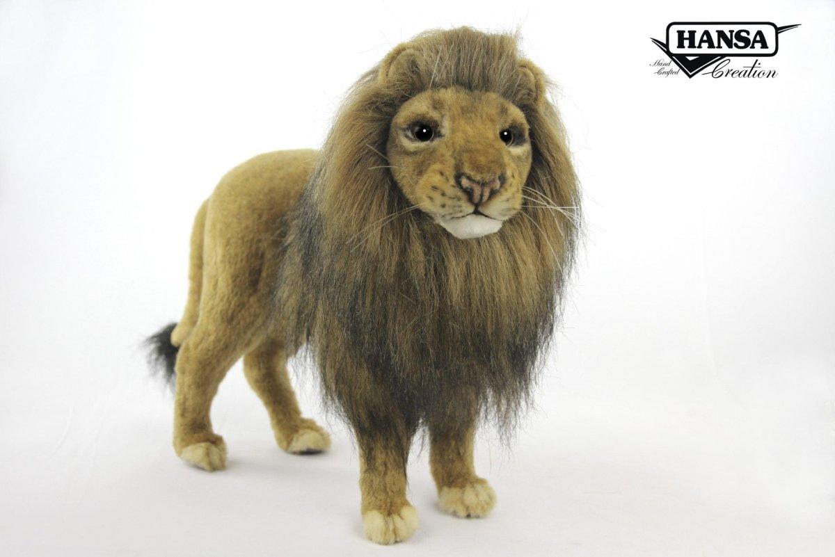 Hansa Creation Lion Male Standing 43cm - Bamsedyra AS