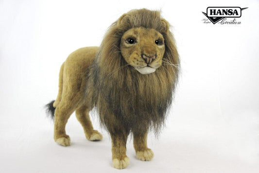 Hansa Creation Lion Male Standing 43cm - Bamsedyra AS