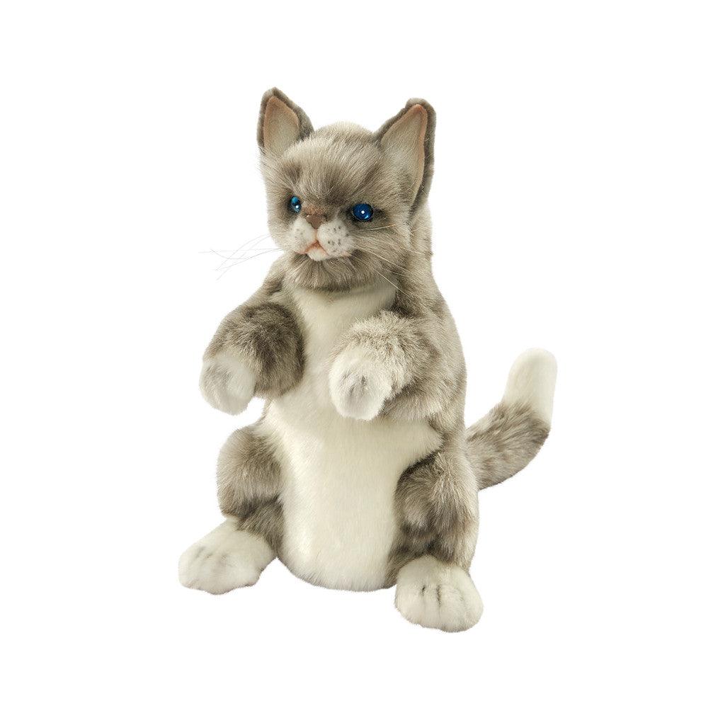 Cat Jacquard Hand Puppet | Hansa Creation - Bamsedyra AS