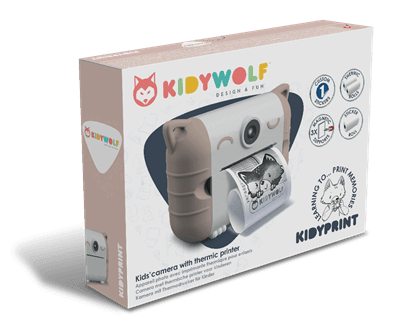 KIDYPRINT Peach | KIDYWOLF - Bamsedyra AS