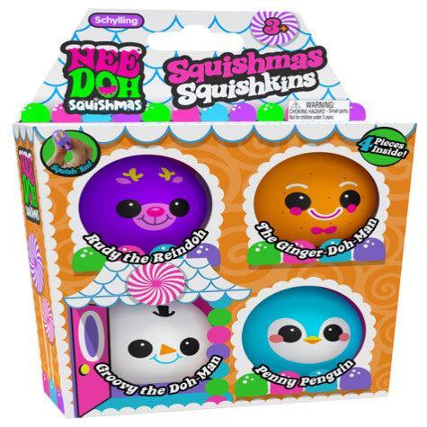 NEEDOH Squishmas Squishkins 4-pack - Bamsedyra AS
