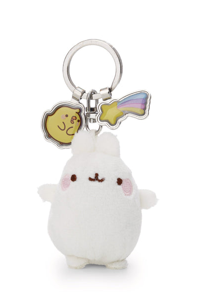 NICI Molang nøkkelring med Piu Piu- og stjerneskudd-charms