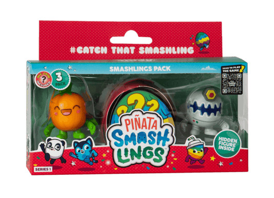 Piñata Smashlings™ 3-Pack Collectible Figures - Bamsedyra AS