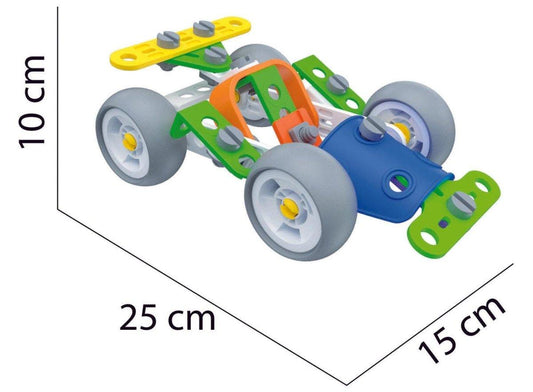 Byggesett Racerbil – Build Technic (58 deler) - Bamsedyra AS