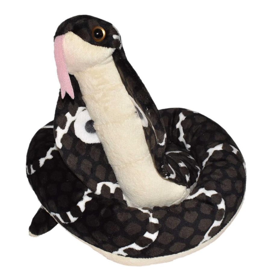 Wild Republic Snakesss Slangebamse – 137 cm plysj-slange i grønn og gul variant