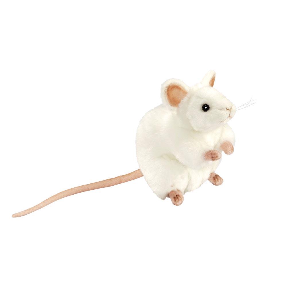 White Mouse Plush | Hansa Creation - Bamsedyra AS
