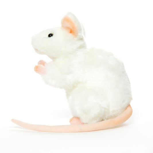 White Mouse Plush | Hansa Creation - Bamsedyra AS