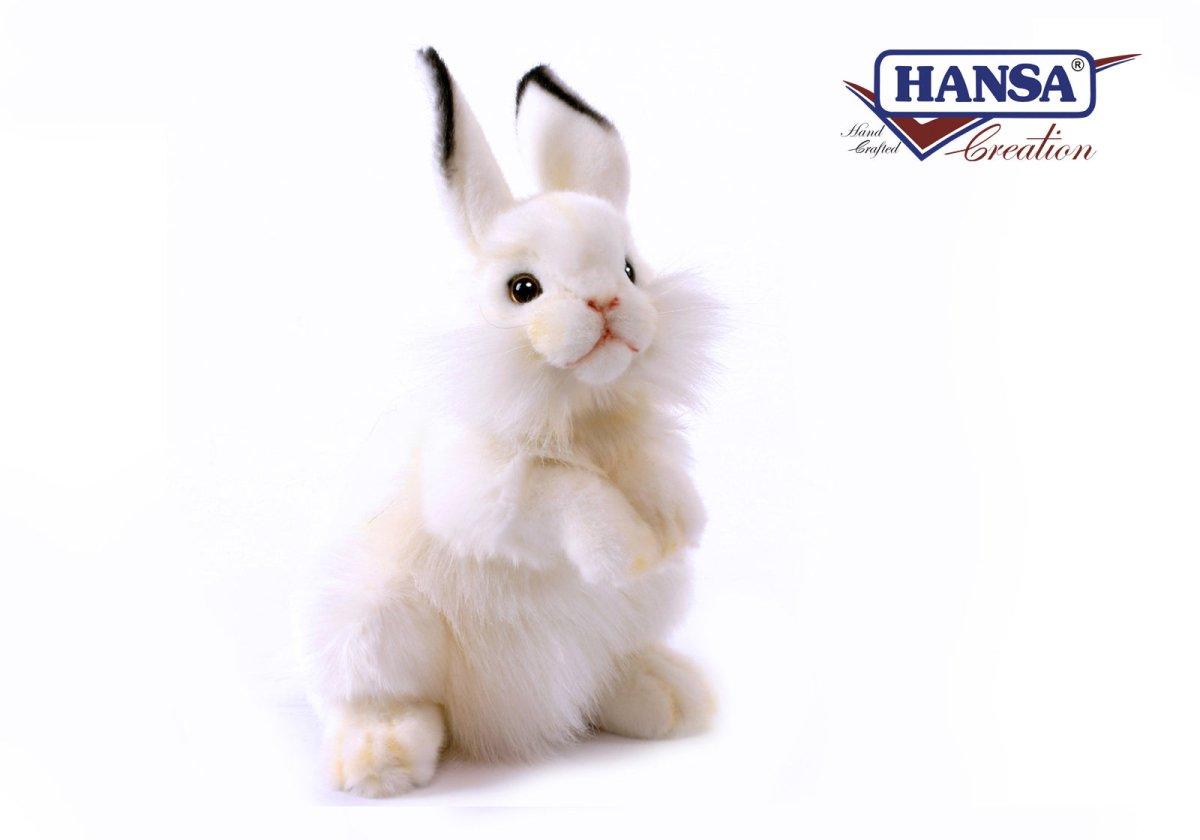 Hvit Kanin Bamse | Hansa Creation - Bamsedyra AS