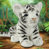 White Tiger Cub Plush | Hansa Creation - Bamsedyra AS