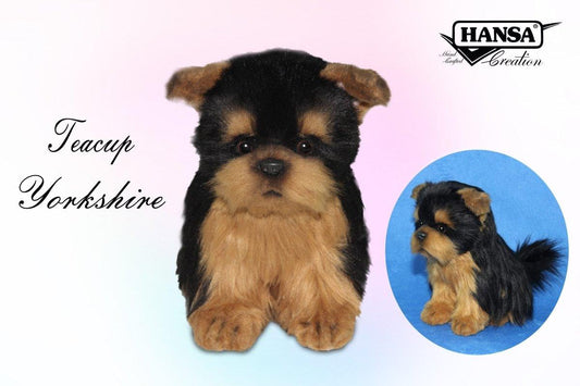 Yorkie Teacup Plush | Hansa Creation - Bamsedyra AS