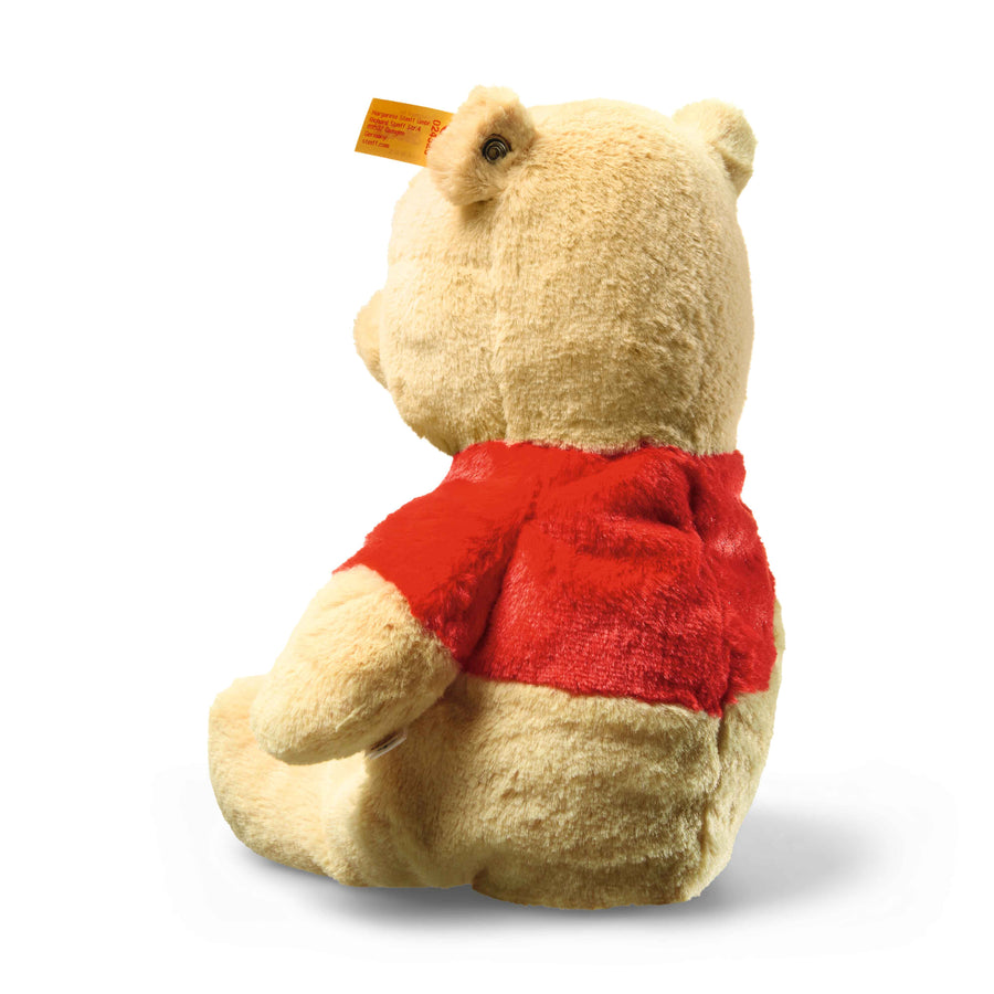 Steiff Ole Brumm 29 cm sett fra siden