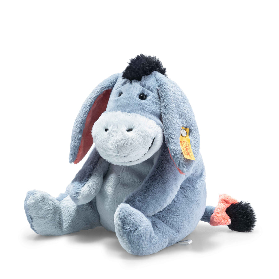 Steiff Disney Originals Tussi (Eeyore) 25 cm i mellomblå plysj
