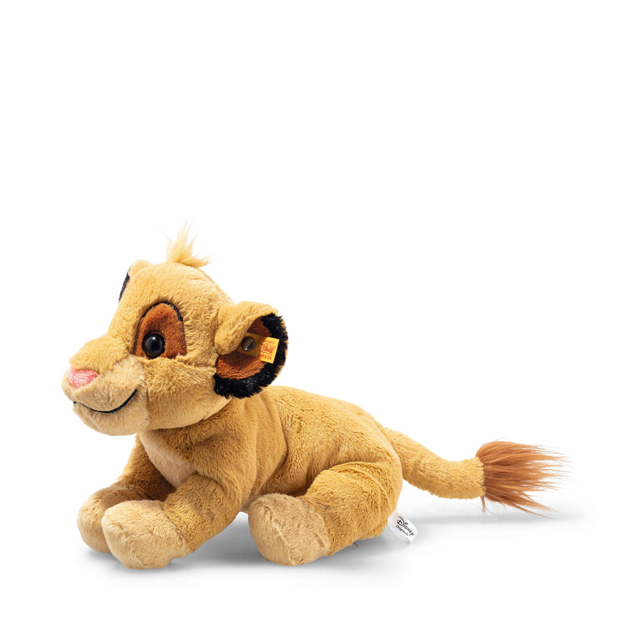Steiff Simba løve 26 cm sett fra siden