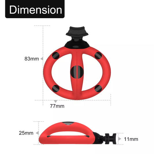 Mombella Ladybug – U-formet tannbørste & biteleke (3–8 mnd)