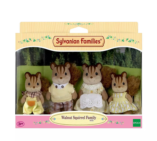 Sylvanian Families Valnøttekorn – familie med 4 figurer (4172)