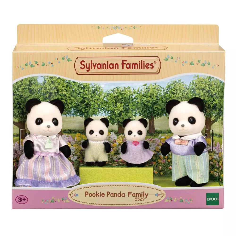 Sylvanian Families Panda-familien 5529 | Figursett med 4 dukker