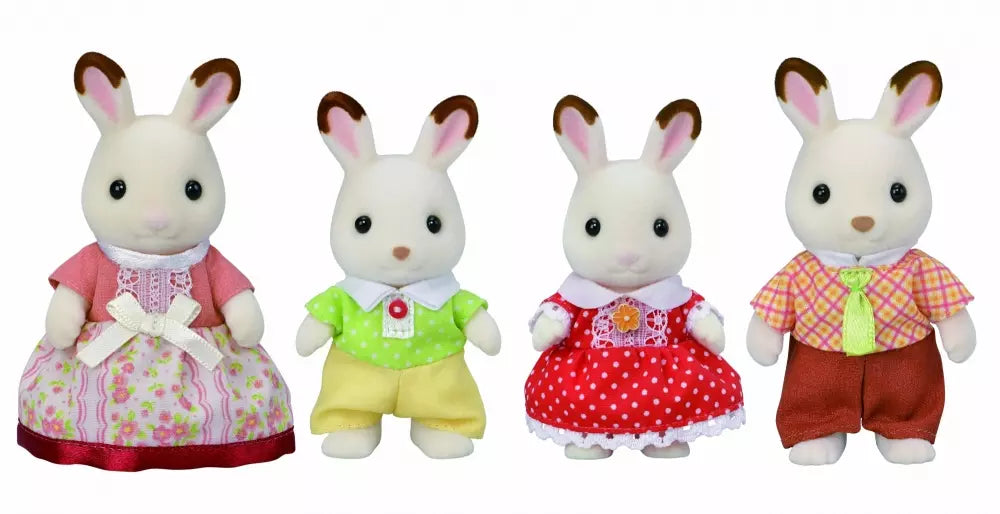 Sylvanian Families Sjokoladekaninfamilien 5655 | Figursett med 4