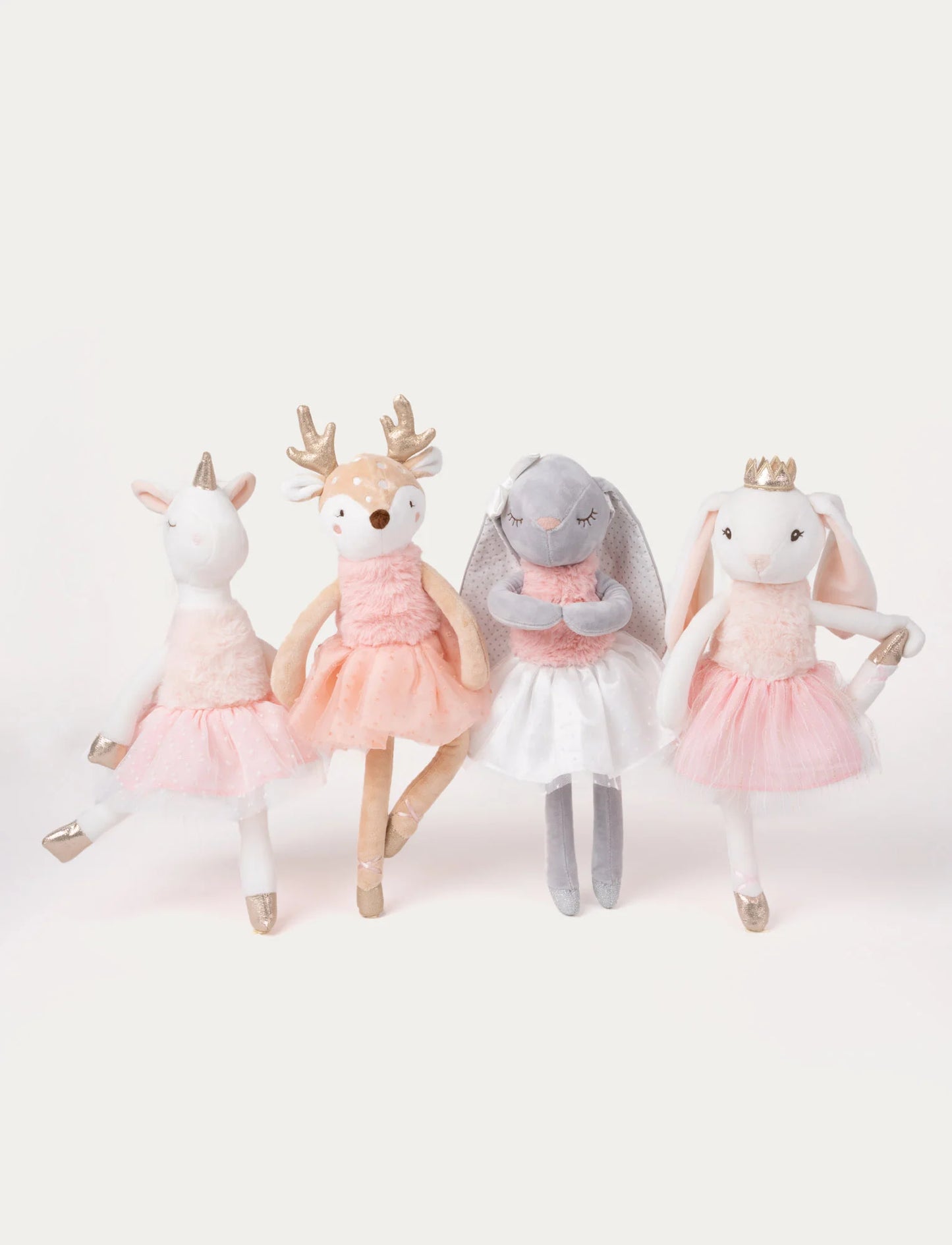 Teddykompaniet | Ballerina Unicorn Ella | Rosa | ca. 40 cm Angle - Bamsedyra AS