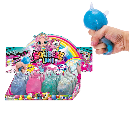 Squeeze Unicorn Pull & Pinch | Fidgetleke | Assortert | 1 stk