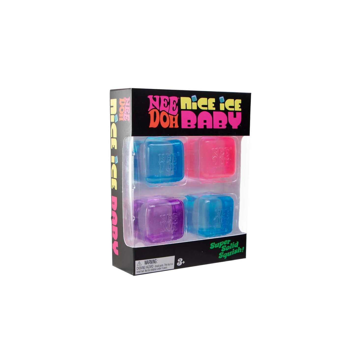 NeeDoh | Teenie Nice Ice Baby 4-Pack | Assortert | Mini