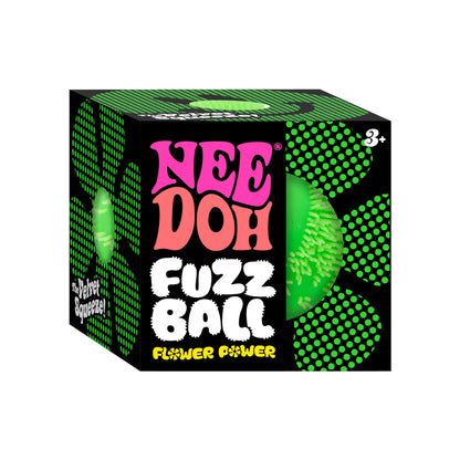NeeDoh Fuzz Ball Flower Power – 5 assorterte | Schylling Close Up - Bamsedyra AS
