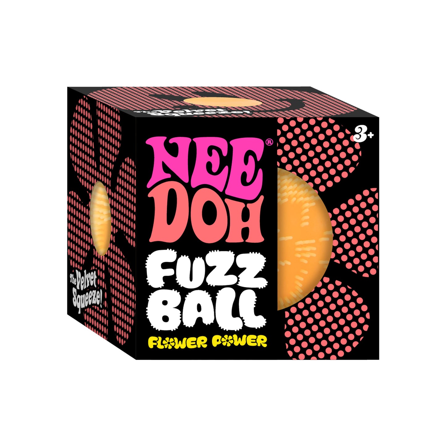 NeeDoh Fuzz Ball Flower Power – 5 assorterte | Schylling Angle - Bamsedyra AS