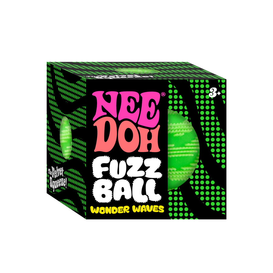NeeDoh Fuzz Ball Wonder Waves – sidevisning med karakteristisk bølge-design