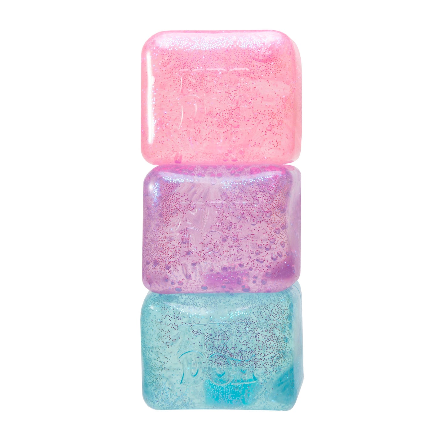 NeeDoh Nice Cube Glitter & Glow – stresskube (3 farger) | Schylling