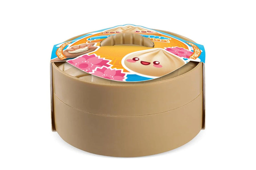 Squishy Dumplings 3-pakk 5 cm – Foam Fidget i Steamer Basket