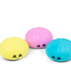 Squishy Dumplings 3-pakk – tre myke pastellfargede foam-dumplings i steamer basket
