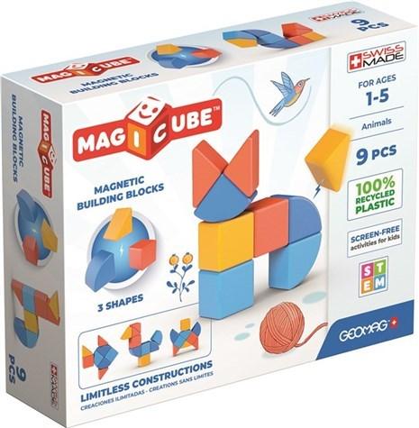 Geomag Magicube 3 Shapes Recycled Animals 9 - Bamsedyra