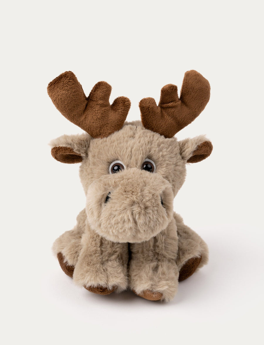Dreamies elgbamse 19 cm fra Teddykompaniet – brun elg med mørke gevir