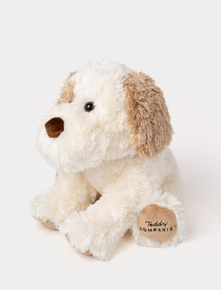 Selma hundebamse krem 35 cm fra Teddykompaniet – sidevisning