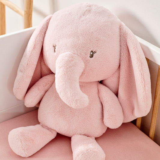 Nattou | Fantfant Maxi Elefant | Lys Rosa | ca. 75 cm - Bamsedyra AS