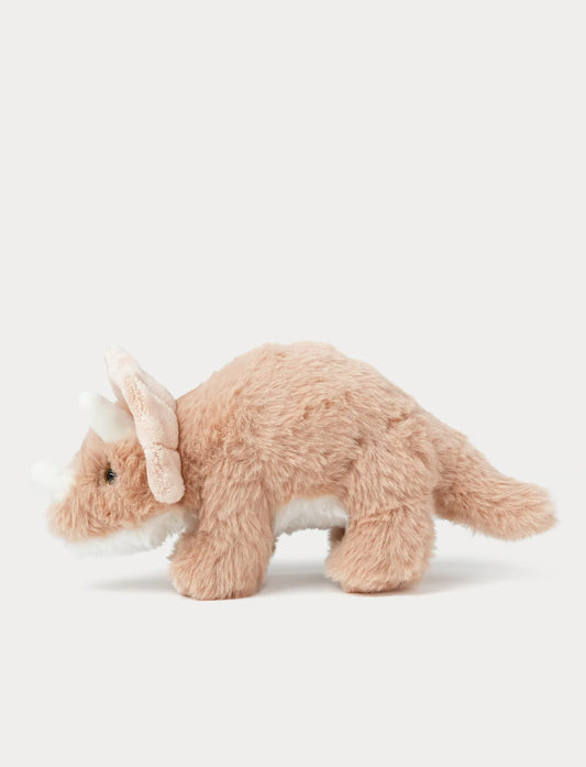 Triceratops 27 cm – beige | Teddykompaniet