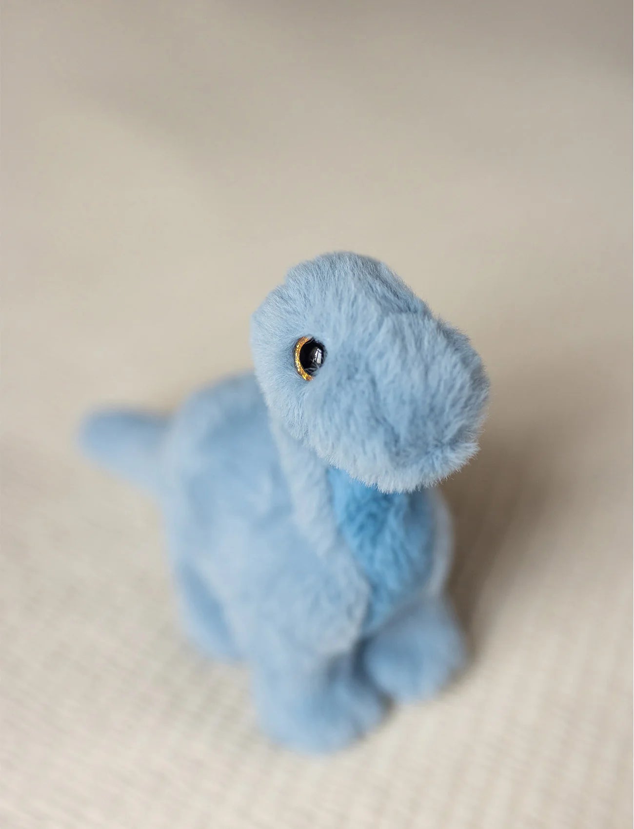 Brachiosaurus Dinosaur Bamse 25 cm – blå | Teddykompaniet