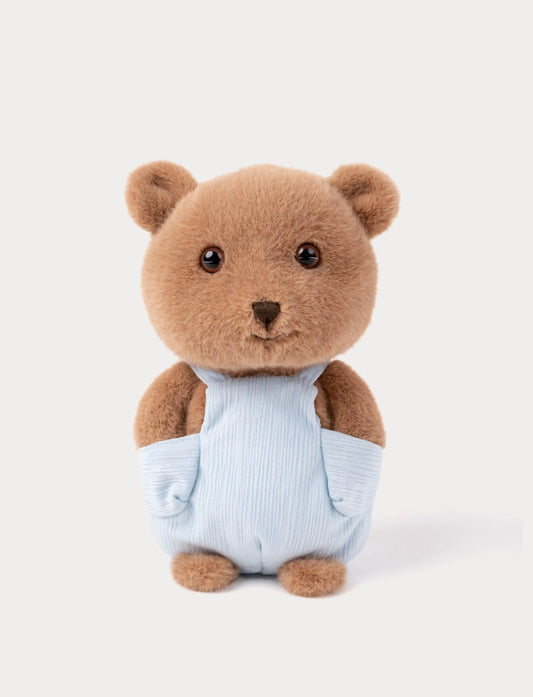 Teddykompaniet | Bjørn med snekkerbukse | 22 cm - Bamsedyra AS