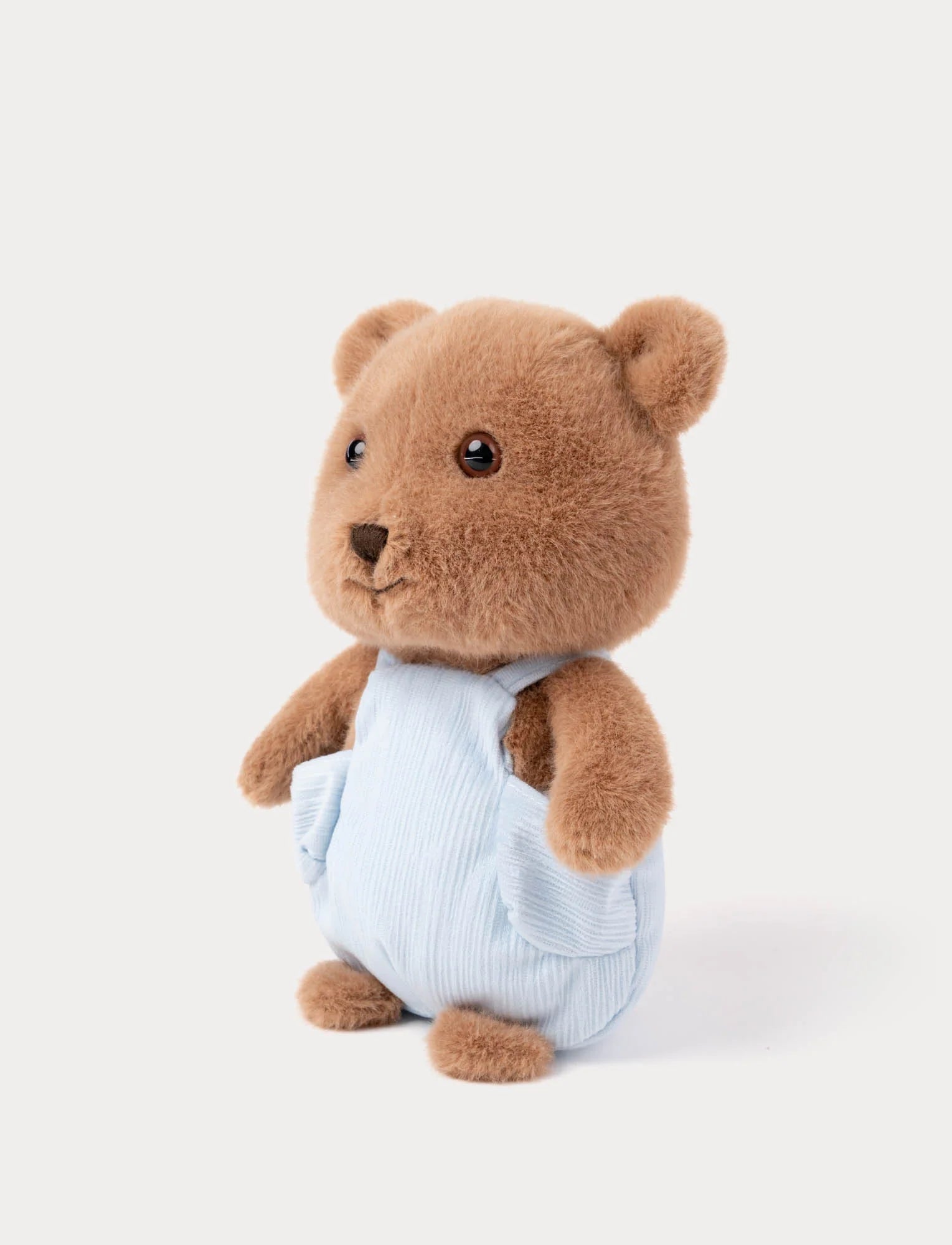 Teddykompaniet | Bjørn med snekkerbukse | 22 cm Back View - Bamsedyra AS