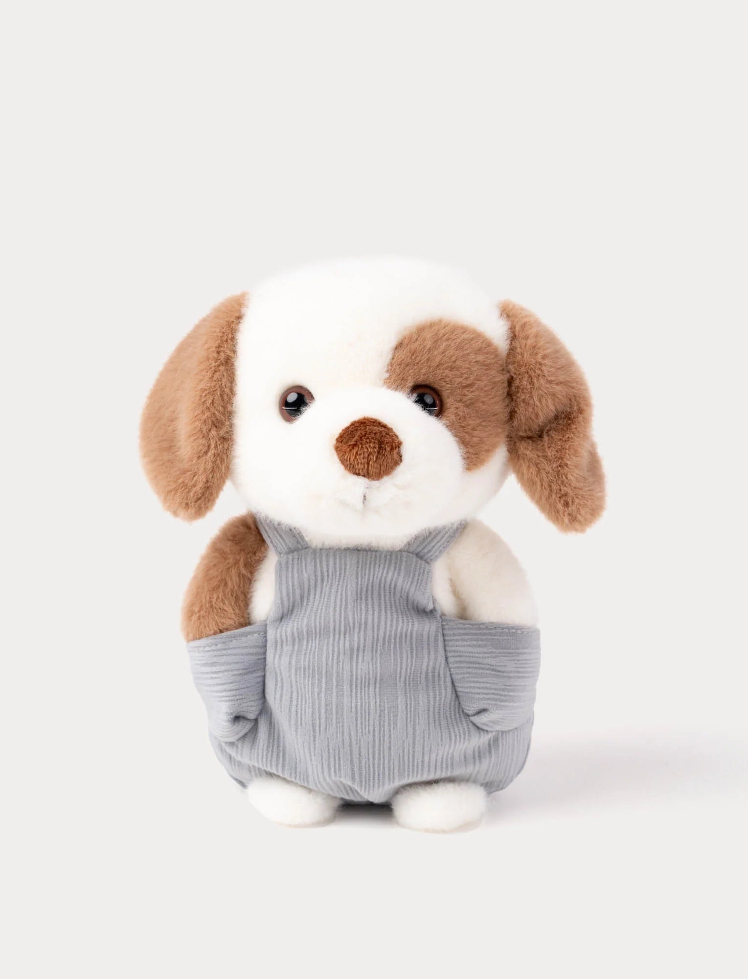 Teddykompaniet | Hund med snekkerbukse | 22 cm Back View - Bamsedyra AS