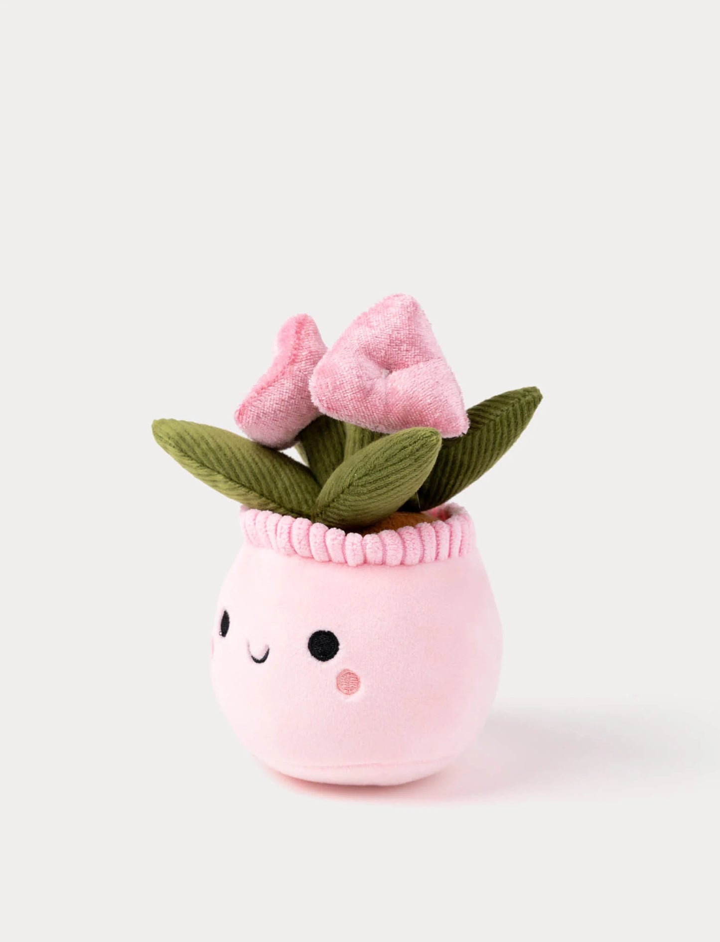 Teddy Flowers 15 cm – plysjblomster i potte (3 varianter)