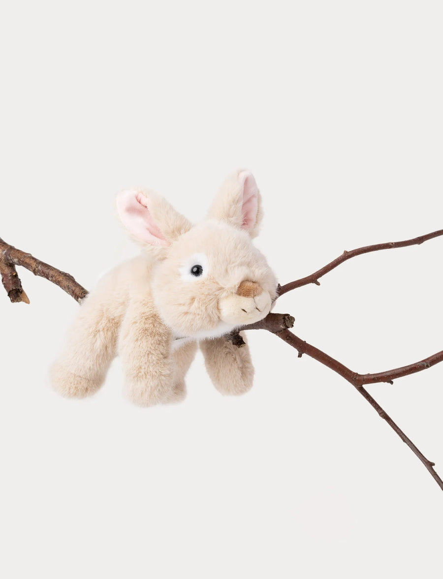 Kaninbamse Liggende 28 cm Beige | Teddykompaniet