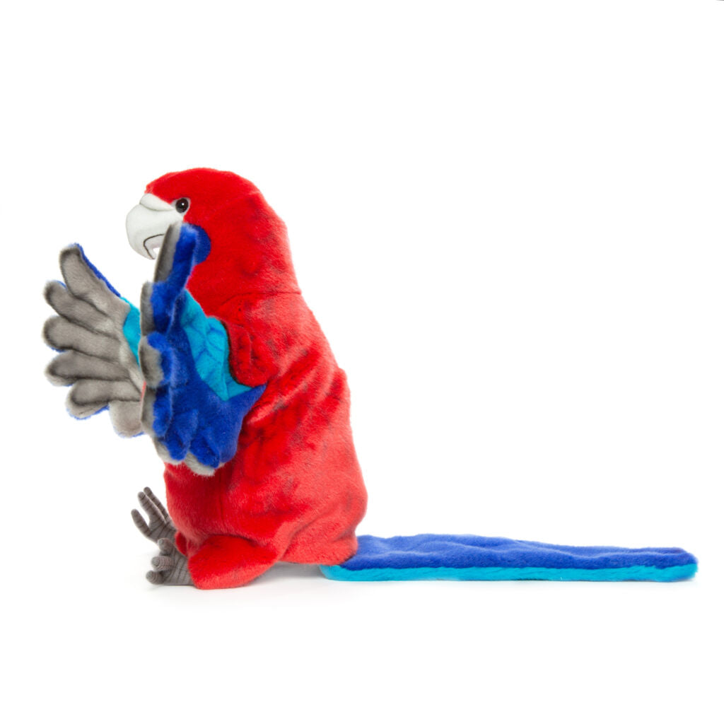 Crimson Rosella Hand Puppet - 50 cm by Hansa Creation (Coming 01.11.24)