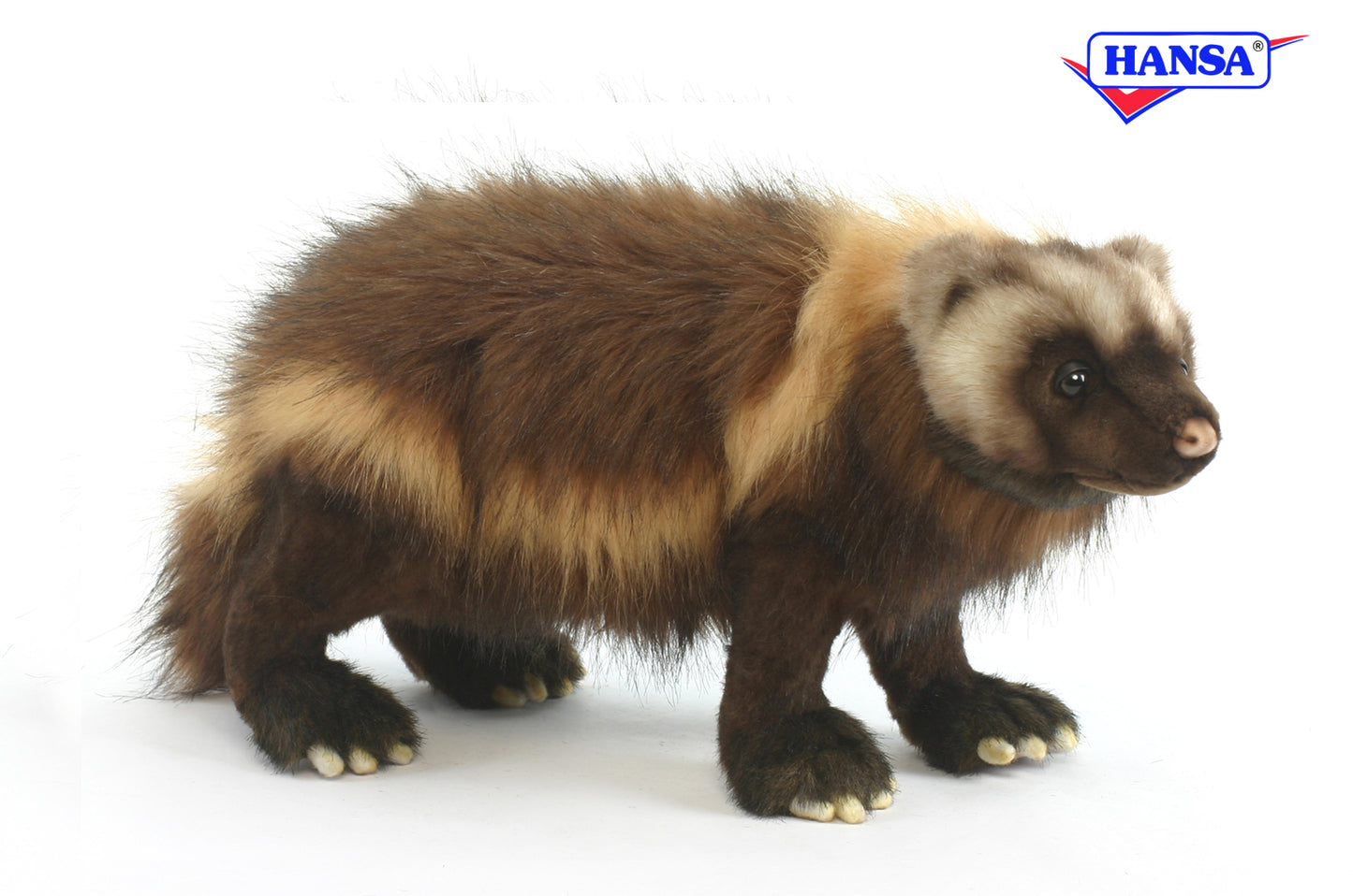 Jerv 50 cm (Wolverine) – realistisk plysj | Hansa Creation