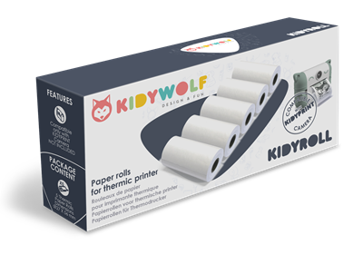 KIDYWOLF KIDYROLL Thermal Paper Roll for KIDYPRINT