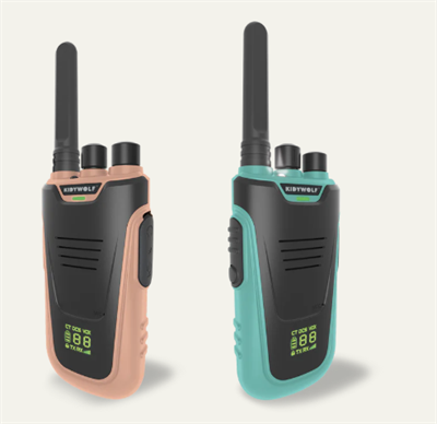 KIDYTALK Walkie-Talkie Sett Lyse Blå/Rosa | KIDYWOLF