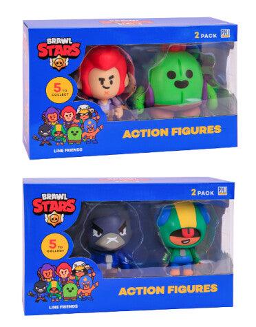 Brawl Stars Action Figures 11cm (2 Pack) - Collect and Play Your Heroes! - Bamsedyra