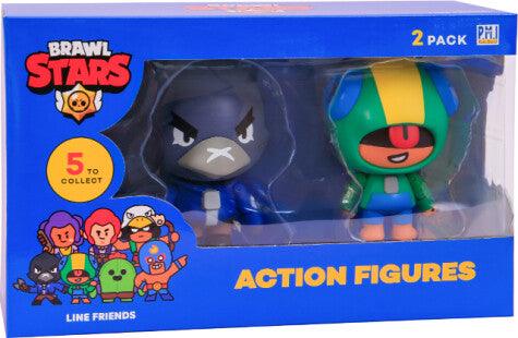 Brawl Stars Action Figures 11cm (2 Pack) - Collect and Play Your Heroes! - Bamsedyra