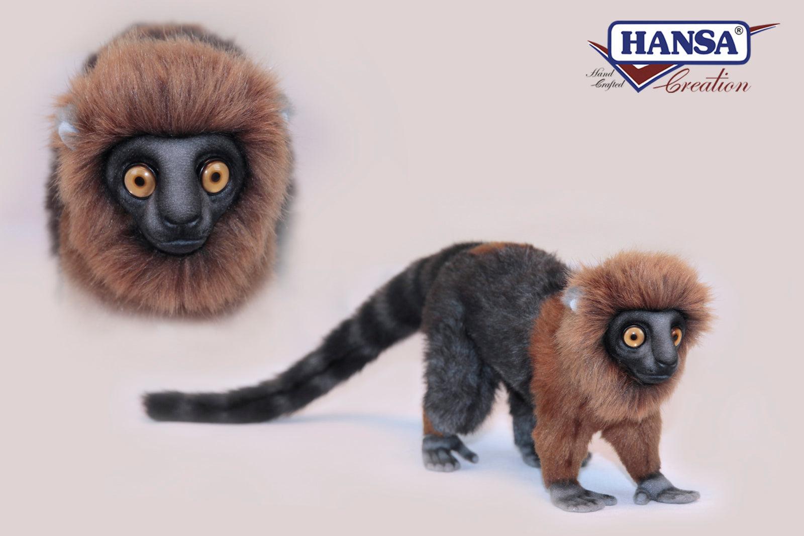 Hansa Creation Ida the Prehistoric Lemur Plush Toy - Adorable and Imaginative Stuffed Animal - Bamsedyra