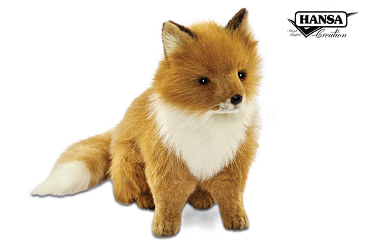 Fox Sitting Plush - 24 cm by Hansa Creation (Coming 01.11.24)