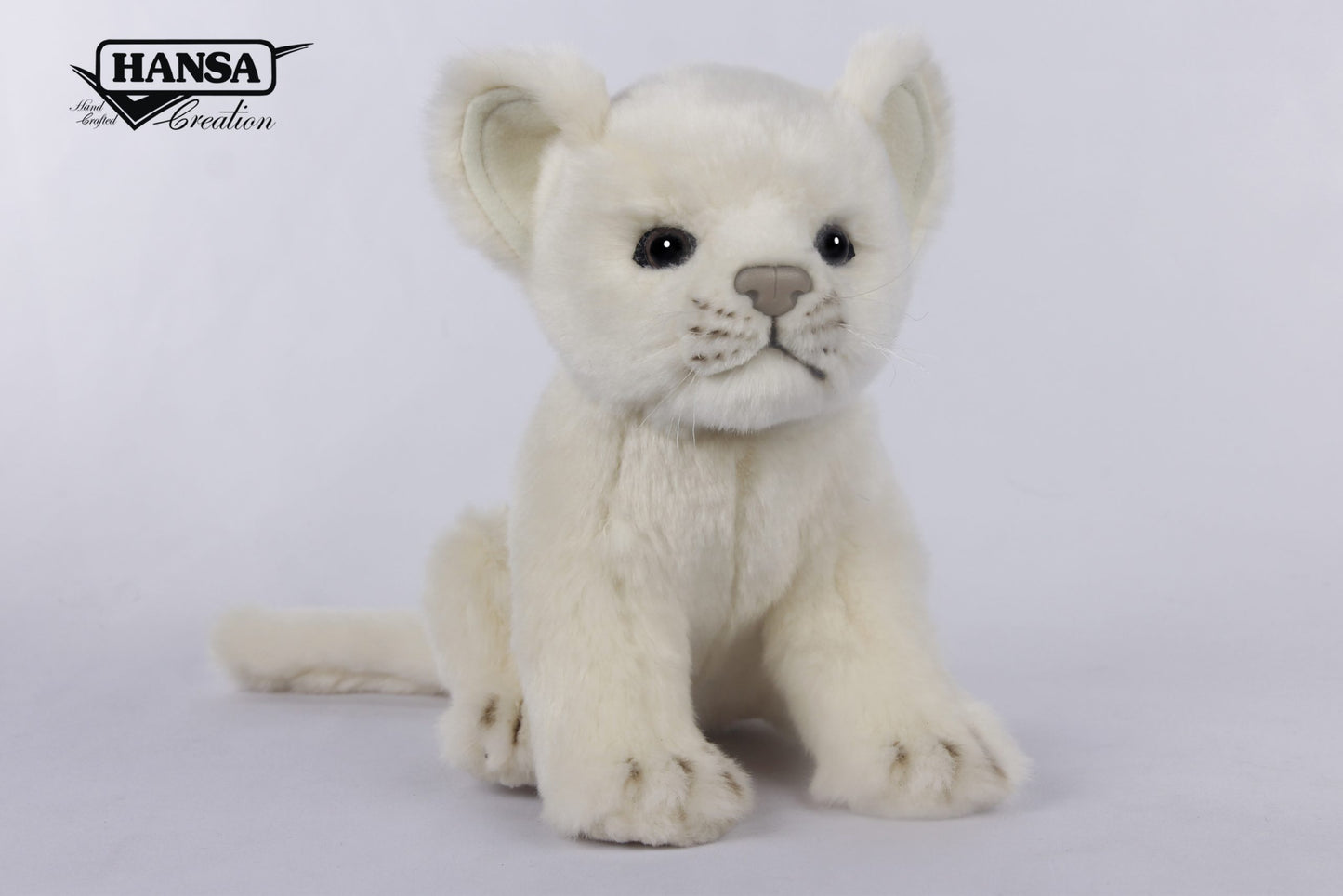 Hansa Creation | Lion Cub White | Hvit | ca. 17 cm